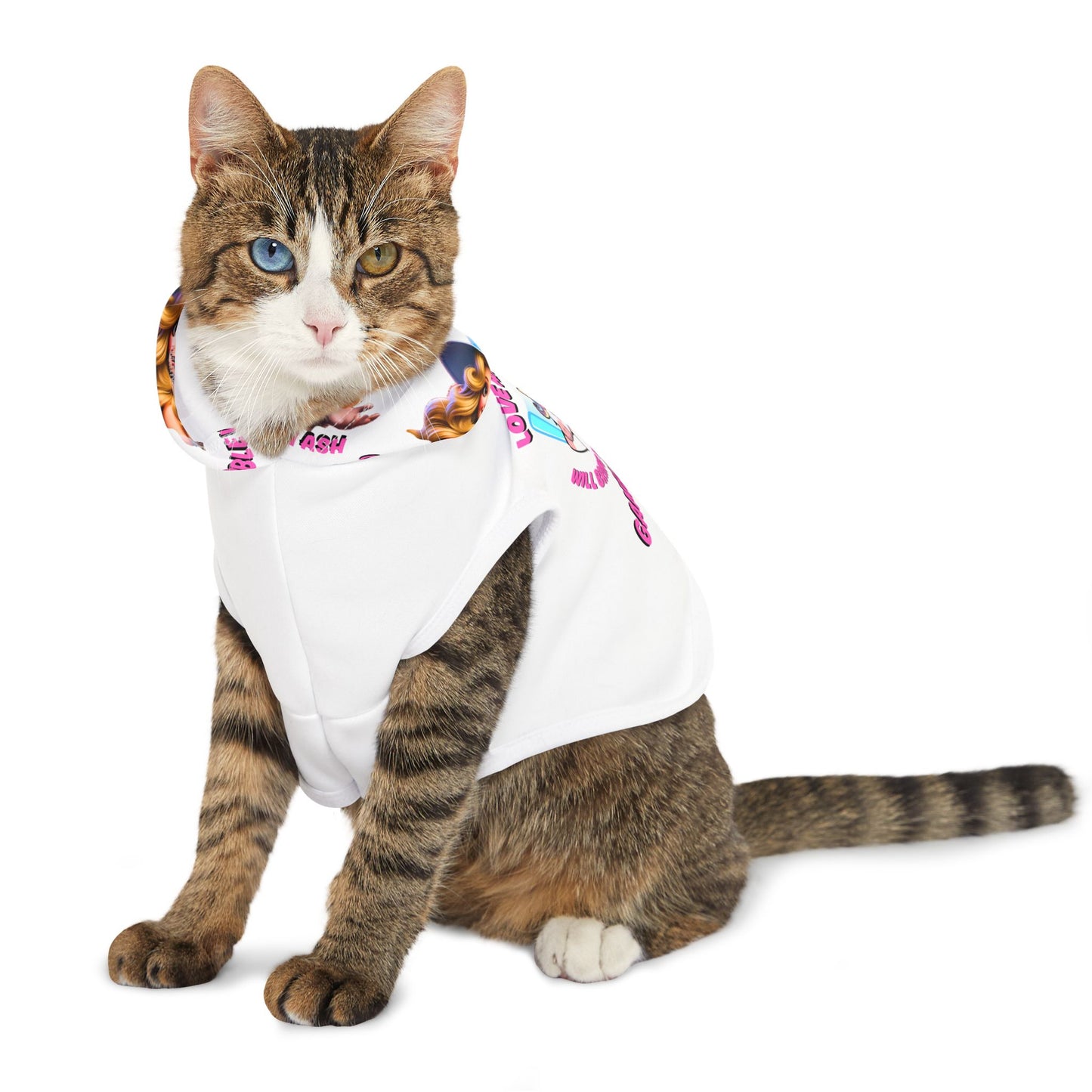 Cute Unicorn Pet Hoodie - Love & Positivity for Pets