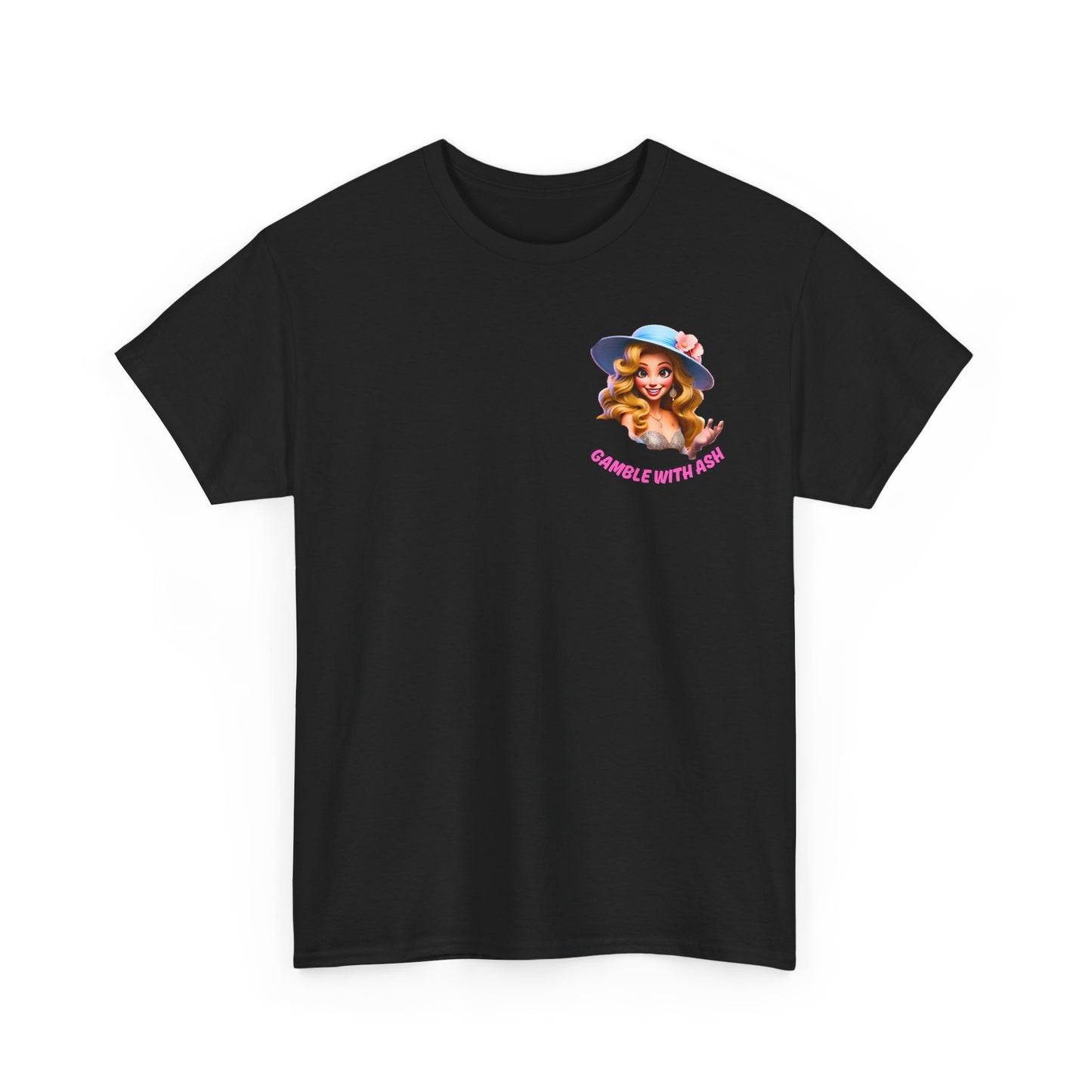 Unisex Heavy Cotton Tee - 'GWA Slots' Fun Unicorn Rave Design, Positive Vibes Tee