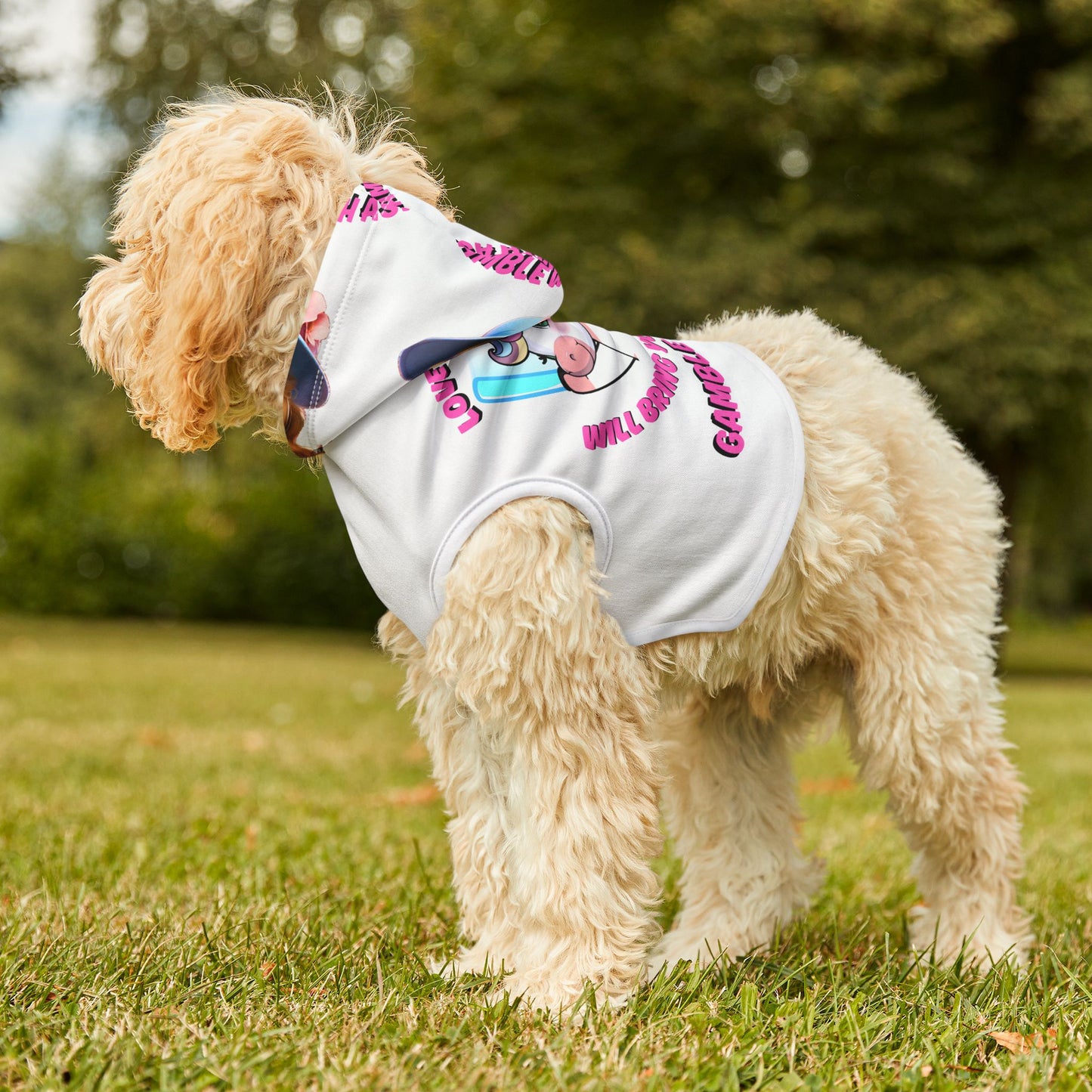 Cute Unicorn Pet Hoodie - Love & Positivity for Pets