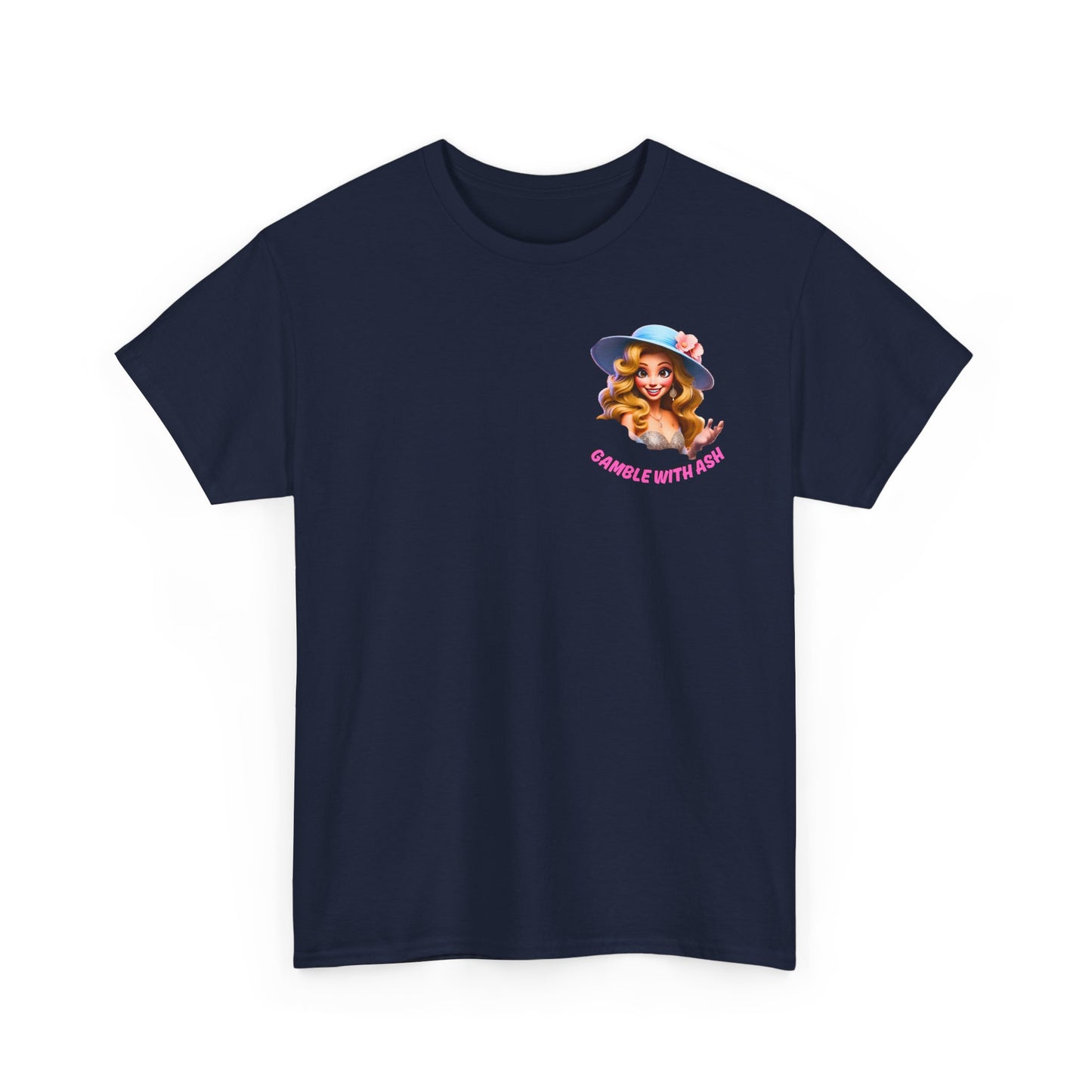 Unisex Heavy Cotton Tee - 'GWA Slots' Fun Unicorn Rave Design, Positive Vibes Tee