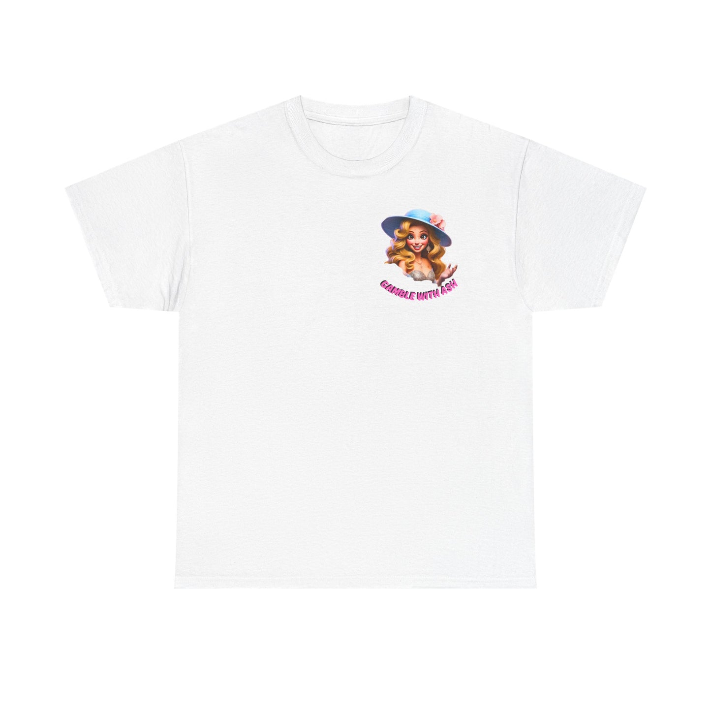 Unisex Heavy Cotton Tee - 'GWA Slots' Fun Unicorn Rave Design, Positive Vibes Tee