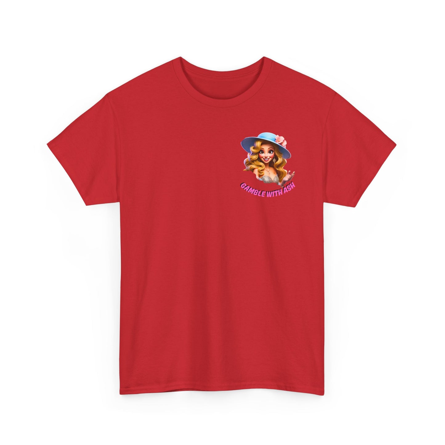 Unisex Heavy Cotton Tee - 'GWA Slots' Fun Unicorn Rave Design, Positive Vibes Tee