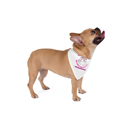 Colorful Unicorn Pet Bandana - Love and Positivity for Your Furry Friend